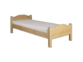 Masivní dřevěná postel -jednolůžko DN128 borovice masiv 80x200 cm