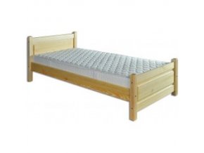 Masivní dřevěná postel -jednolůžko DN129 borovice masiv 100x200 cm