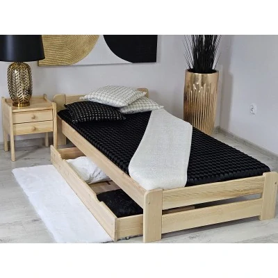 Dřevěná masivní postel MD 01 90x200 cm borovice masiv