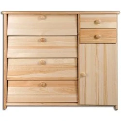 Dřevěný botník MB 91 borovice masiv 