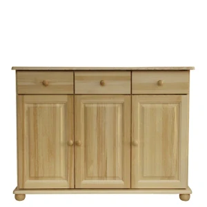 Dřevěná komoda WOOD 62 borovice masiv 125x92x42 cm