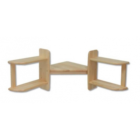 Police dřevěná z borovice masiv DN131