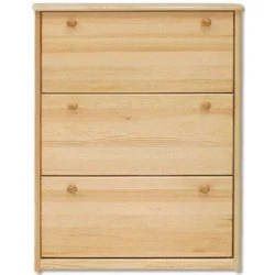 Dřevěný botník MB 81 borovice masiv 