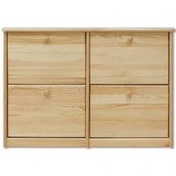 Dřevěný botník MB 96 borovice masiv 