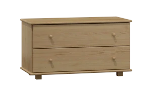 Dřevěná komoda MB 19 borovice masiv - šířka 80 cm