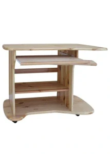 Dřevěný psací stůl DT 197 borovice masiv 100x75x55 cm