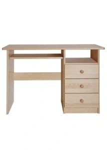 Dřevěný psací stůl DT 189 borovice masiv 110x75x55 cm