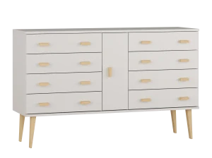 Dřevěná komoda MB SCANDIA K4 4S borovice masiv 