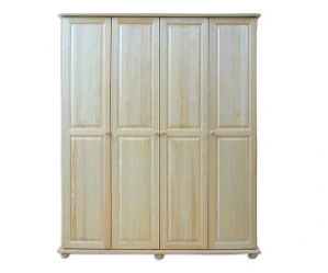 Šatní skřín WOOD 44 se šatní tyčí - 165x60x195 cm