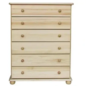Komoda WOOD 27 borovice masiv 85x109x42 cm
