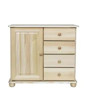 Komoda WOOD 37 borovice masiv 85x76x42 cm
