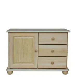 Komoda WOOD 34 borovice masiv 85x59x42 cm