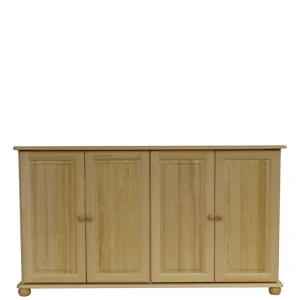 Dřevěná komoda WOOD 78 masiv - 165x42x92 cm