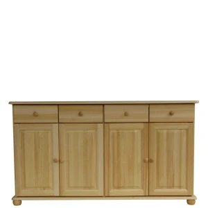 Dřevěná komoda WOOD 79 masiv - 165x42x92 cm