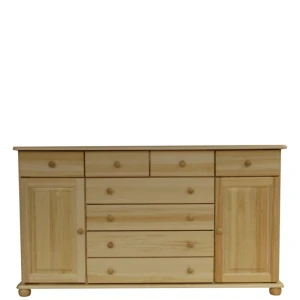 Dřevěná komoda WOOD 85 masiv - 165x42x92 cm