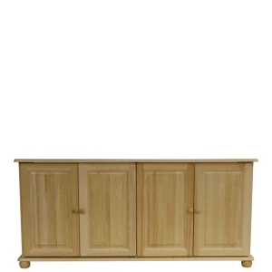 Dřevěná komoda WOOD 70 masiv - 165x42x76 cm