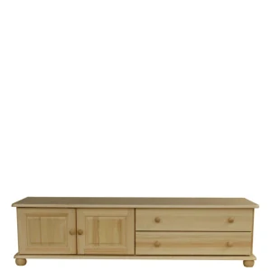 Dřevěná komoda WOOD 68 masiv - 165x42x43 cm