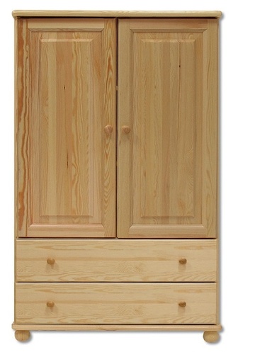 Dřevěná komoda kombinovaná DN127 borovice masiv - šířka 90 cm