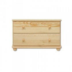 Komoda DN102 borovice masiv 2 šuplíky 80x55x47 cm