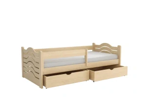 Postel WOOD 004 borovice masiv 80x180 cm