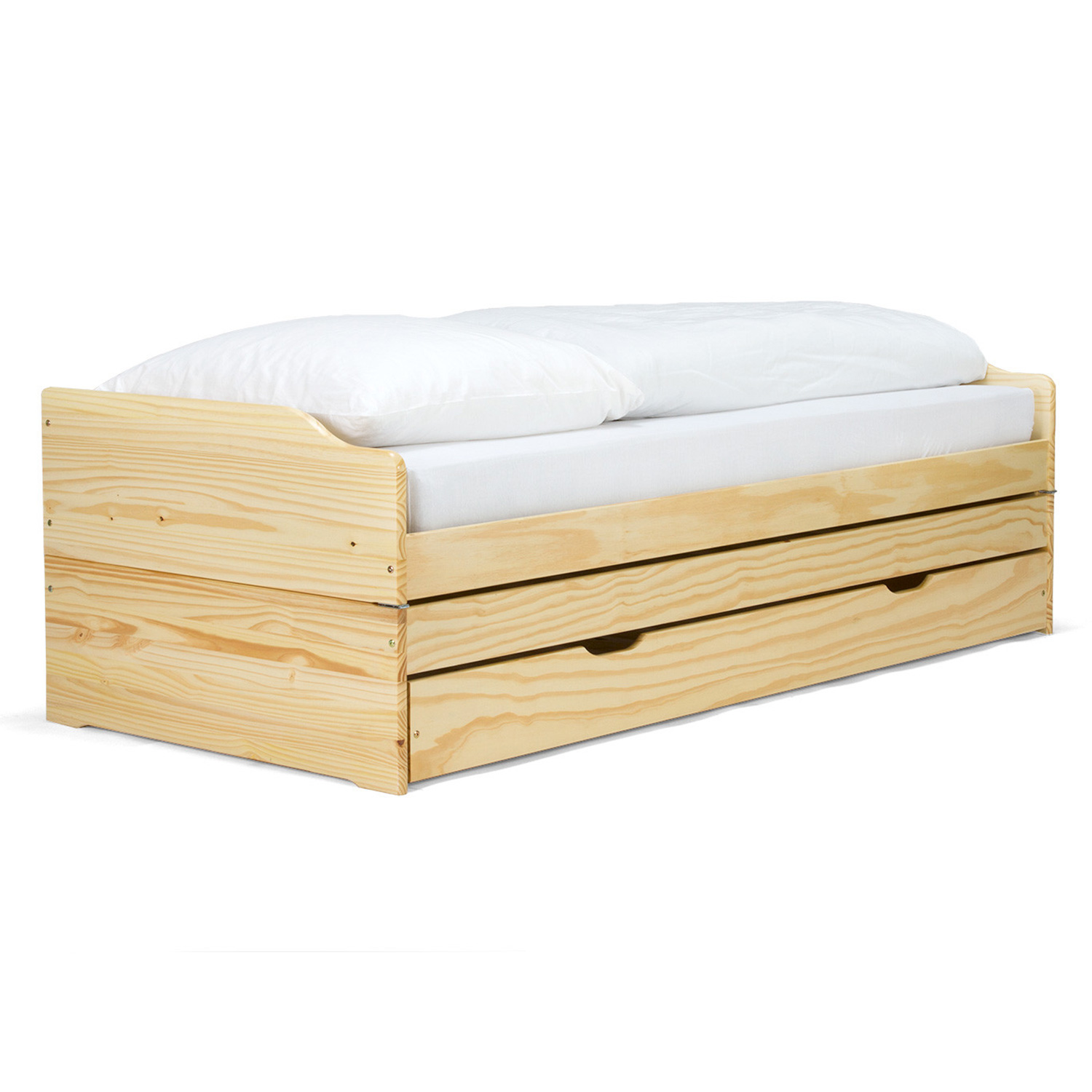 Rozkládací postel FENI 90x200  masiv - pro 3 osoby 