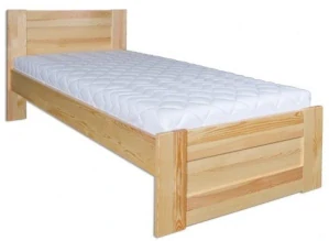 Masivní dřevěná postel -jednolůžko DN121 borovice masiv 80x200 cm