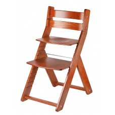 Jídelní rostoucí židle SANDY Třešen 002 - třešeň/třešeň -ergonomický sedák