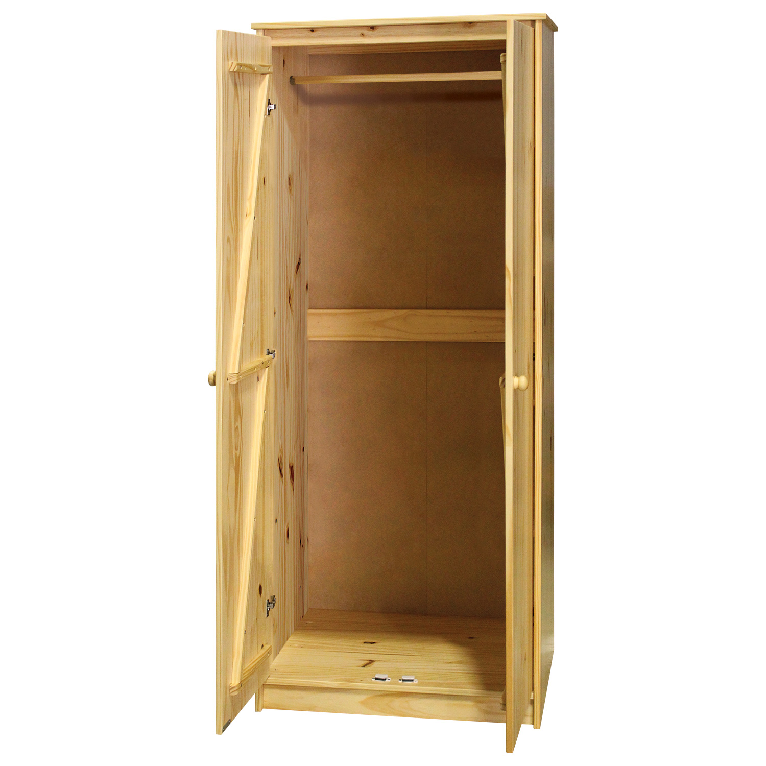 Šatní skříň 2dvéřová I8875 lakovaná - 74 cm