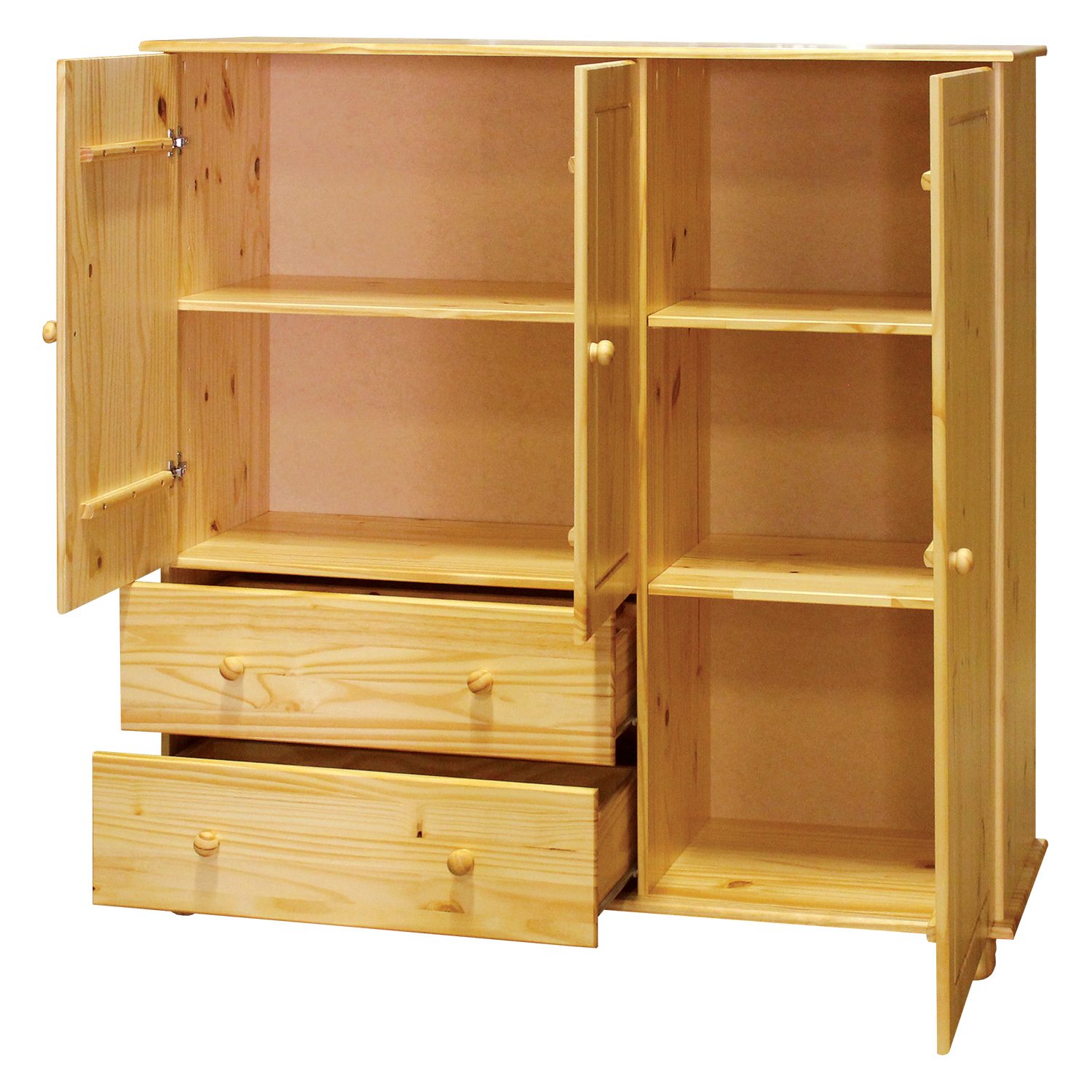 Dřevěná komoda I8018 lakovaná - šířka 132 cm