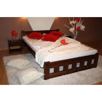 Dřevěná manželská postel  MD 18 160x200 cm borovice masiv