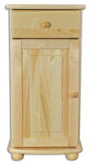Dřevěná komoda DN158 borovice masiv - šířka 45 cm